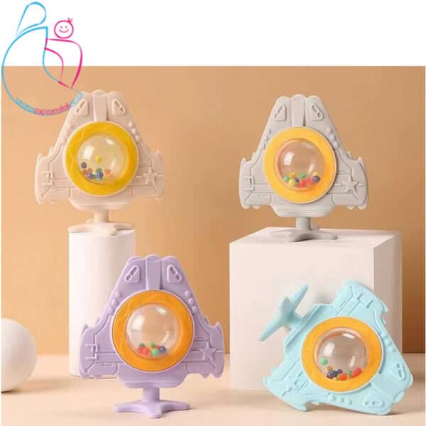 جغجغه دندانگیر سیلیکونی مدل سفینه