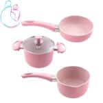 سرویس قابلمه کودک 4 پارچه عروس مدل نلیا