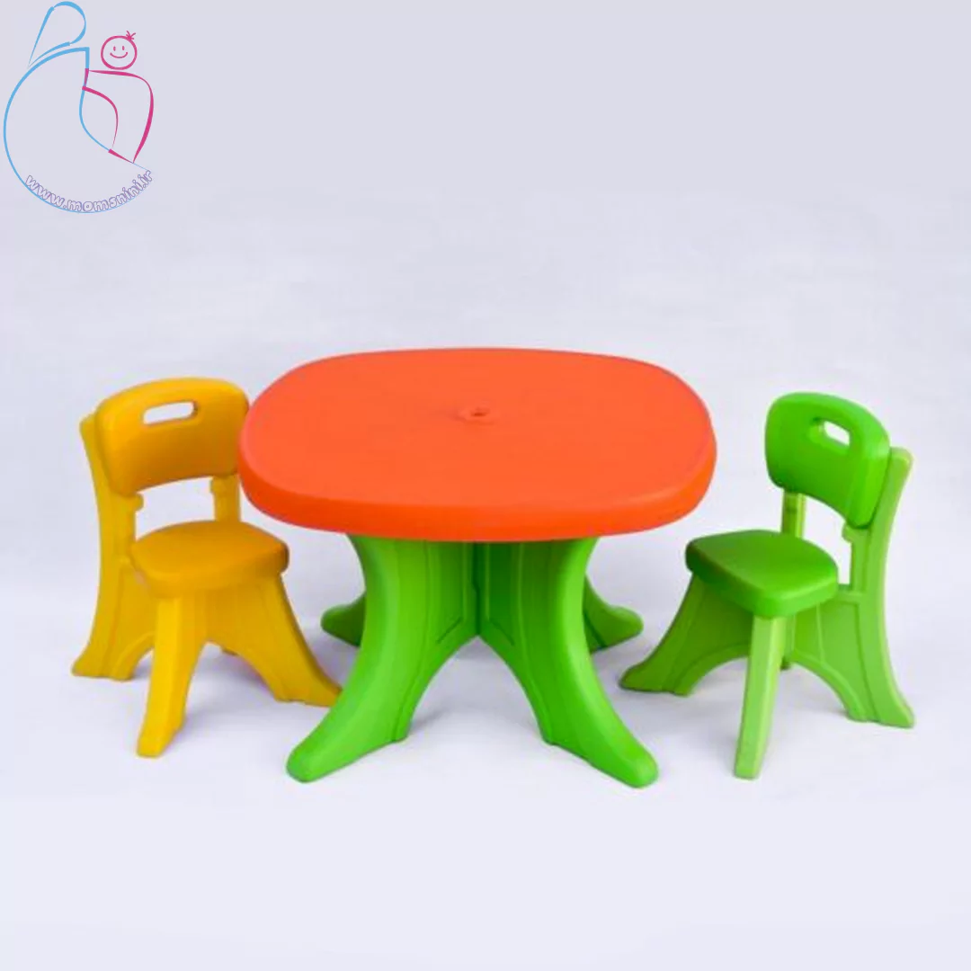 میز ۴ نفره کودک وانیا | طراحی شیک و رنگ‌بندی متنوع