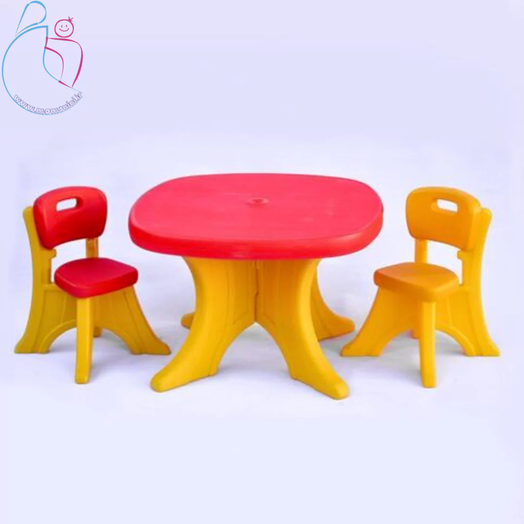 میز ۴ نفره کودک وانیا | طراحی شیک و رنگ‌بندی متنوع