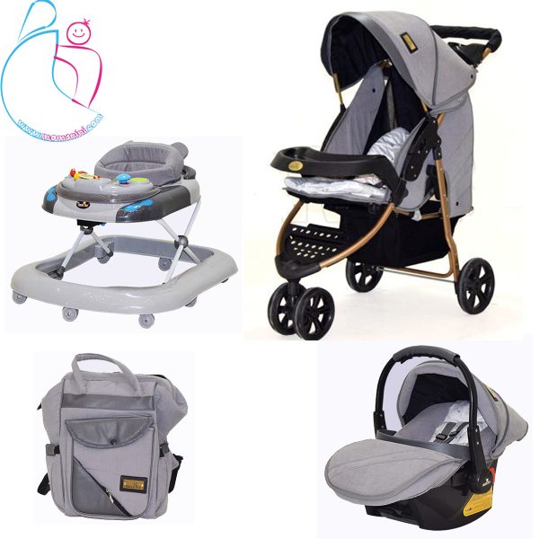 سرویس کالسکه و روروئک ارابه مدل 319 طلایی