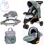 سرویس کالسکه و روروئک ارابه مدل 319 طلایی