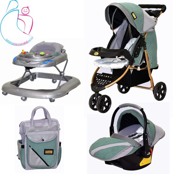 سرویس کالسکه و روروئک ارابه مدل 319 طلایی