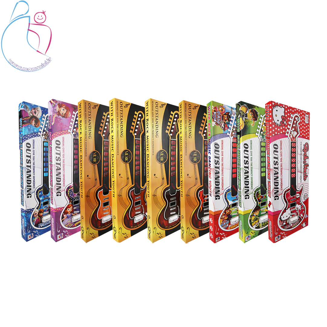 جعبه گیتار الکتریک اسباب بازی پارس تویز مناسب برای هدیه دادن