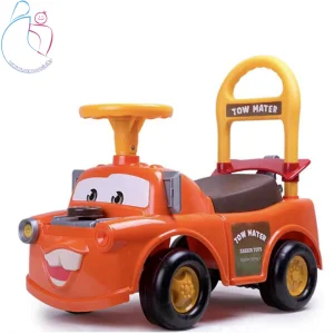 ماشین سواری کودک زرین تویز مدل ماتر، رنگ نارنجی با وزن سبک