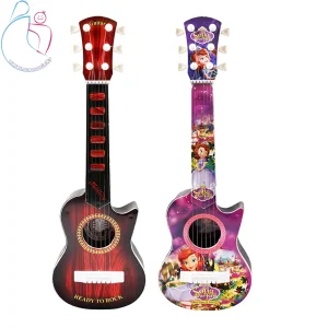 گیتار اسباب بازی متوسط کلاسیک پارس توی طرحهای سوفیا، چوب