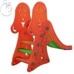 سرسره کودک مدل لبخند | سرسره پلاستیکی چهار پله ایمن و رنگی