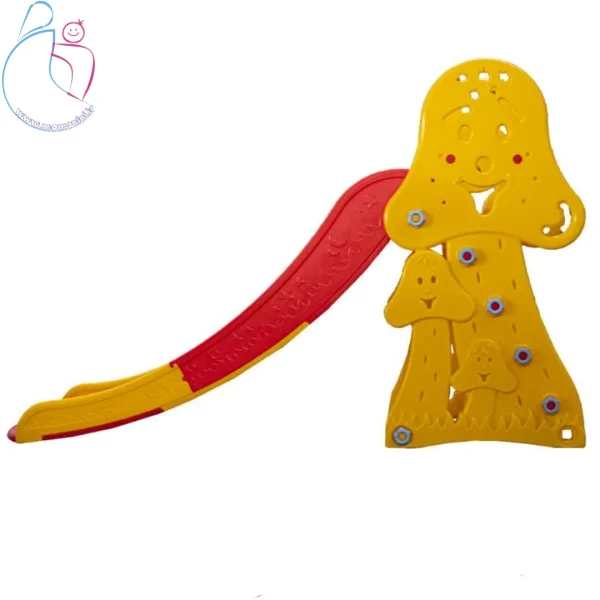 سرسره کودک مدل لبخند | سرسره پلاستیکی چهار پله ایمن و رنگی