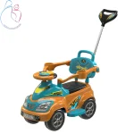 ماشین سواری کودک دلیجان مدل بیتل |با فرمان موزیکال و دسته هدایت والدین