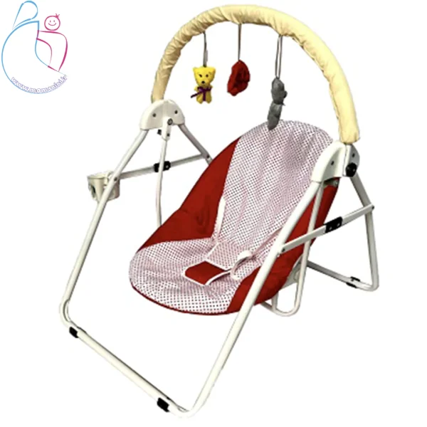 صندلی گهواره‌ای کودک رویا|تاب بلبرینگی روان و مقاوم