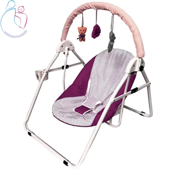 صندلی گهواره‌ای کودک رویا|تاب بلبرینگی روان و مقاوم