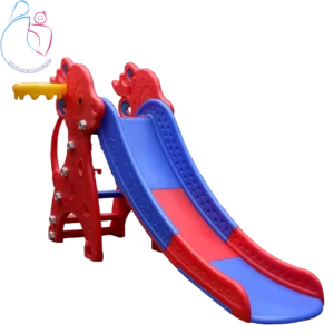 سرسره کودک ۴ پله آهو | سرسره ایمن با قابلیت اتصال به تاب