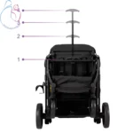 کالسکه کودک اسپرینگ مدل اسناگ | کالسکه ایمن و مسافرتی