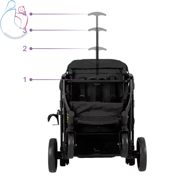 کالسکه کودک اسپرینگ مدل اسناگ | کالسکه ایمن و مسافرتی