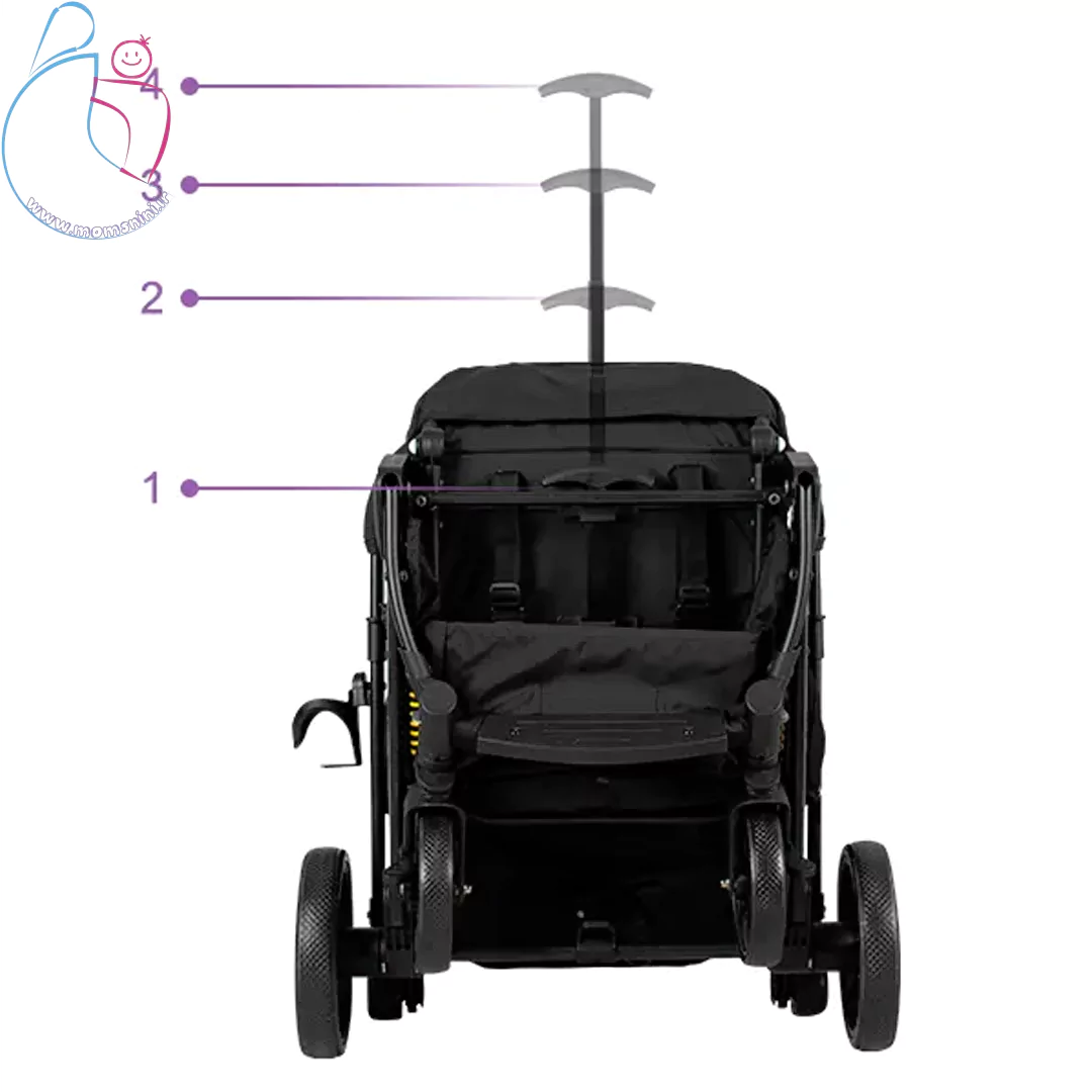 کالسکه کودک اسپرینگ مدل اسناگ | کالسکه ایمن و مسافرتی