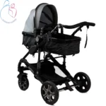 کالسکه کودک اسپرینگ مدل اسپیدا اسکلت مشکی| ایمن، شیک و سبک