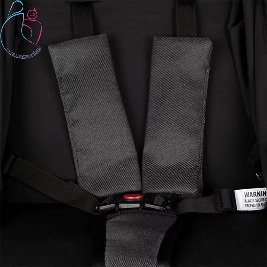 کمربند پنج‌نقطه‌ای با پد نرم کالسکه اسپرینگ مدل پیتی