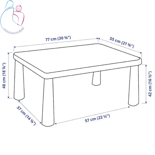 میز کودک مدل ماموت