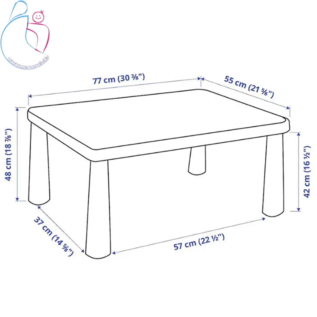 میز کودک مدل ماموت