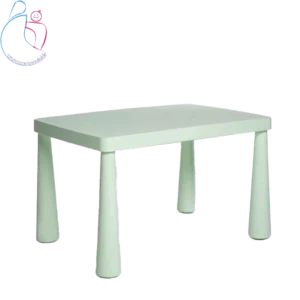 میز کودک ماموت سبز پاستلی ساخته‌شده از پلی‌اتیلن مقاوم