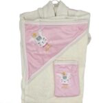 سرویس و ست حوله نوزاد برند مامز کیوتی طرح خرگوش پرنسس مامزنینی