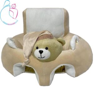 صندلی کمک آموزشی نشستن کودک مدل خرس کرم (رنگبندی قابل تعویض)مامزنینی