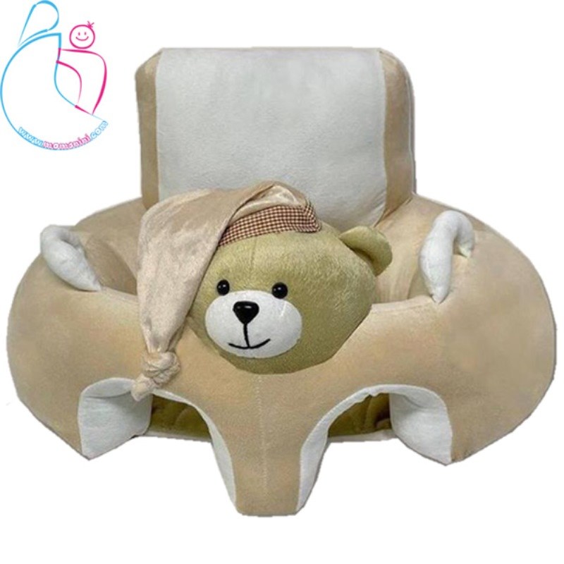 صندلی کمک آموزشی نشستن کودک مدل خرس کرم (رنگبندی قابل تعویض)مامزنینی