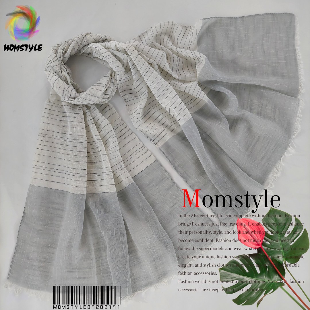 شال لنین  قواره دار دارای رنگبندی  مام استایل