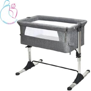 تخت کنار مادر zooye مدل ZN-803 رنگ طوسی مامزنینی