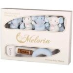 آویز تخت و گهواره نوزاد موزیکال و چراغدار طرح خرس ملورین (Melorin)مامزنینی