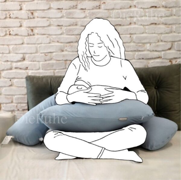 بالشت (بالش) بارداری یو-شکل دی روحه Die Ruhe مامزنینی