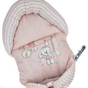 قنداق سوئیسی دوطرفه نوزاد از برند مامزکیوتی طرح خرگوش بند رخت مامزنینی