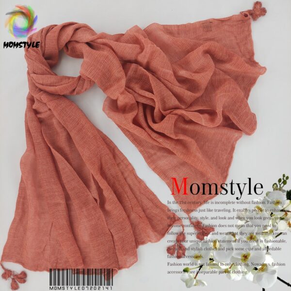 شال مخملی را ه راه منگوله دار مام استایل