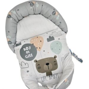 قنداق سوئیسی دوطرفه نوزاد از برند مامزکیوتی طرح خرس کارتونی مامزنینی