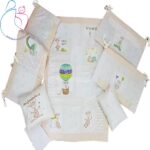 روتختی7 تکه طرح چهل تکه زرافه و بالن مامزکیوتی(momscutie)