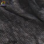 شال پلیسه  نخی چهار فصل رنگ مشکی کد46 مام استایل