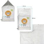 ست خواب نوزاد برند مامز کیوتی مدل 4 تکه طرح گاردن فیل و زرافه مامزنینی