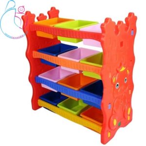 قفسه اسباب بازی کودک مدل قلعه میشا 12 باکسی مامزنینی