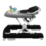 روروئک 3 کاره اسپرینگ مدل واکر وجامپرشو رنگ طوسی مشکی 3in1 espring مامز نینی