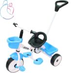 سه چرخه babyland مدل هارلی رنگ مشکی مامزنینی