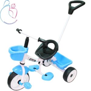 سه چرخه babyland مدل هارلی رنگ آبی مامزنینی