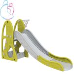 سرسره کودک مدل ملودی رنگ بنفش مامزنینی