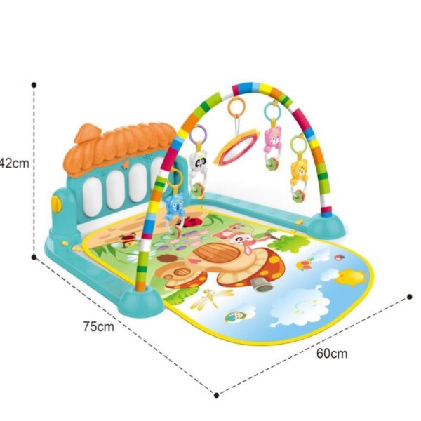 تشک بازی نوزاد طرح خانه قارچی کد 0639 هانگر Huanger مامزنینی