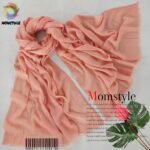 شال ساده وارداتی  رنگبندی چهارفصل مام استایل