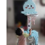 بسکتبال ایستاده چند کاره کودک مدل دلفین 5 کاره مامزنینی