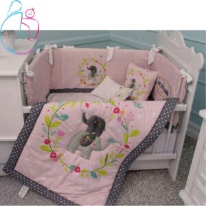 روتختی 7 تکه مامز کیوتی مدل فیل و گل نانو(momscutie)