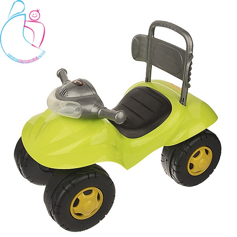 ماشین بازی سواری ارابه مدل X3 رنگ سبز مامز نینی
