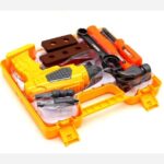 اسباب بازی  ست دریل و ابزار آلات شارژی 14 قطعه باتری خور مامزنینی