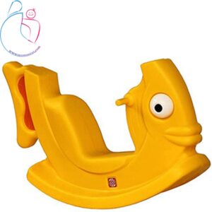 راکر کودک مدل ماهی بدون سقف رنگ زرد مامزنینی
