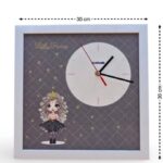 سرویس لوستر،آباژور،ساعت و جای دستمال نوزاد برند مامز کیوتی مدل 4 تکه طرح پرنسس موفرفری مامزنینی